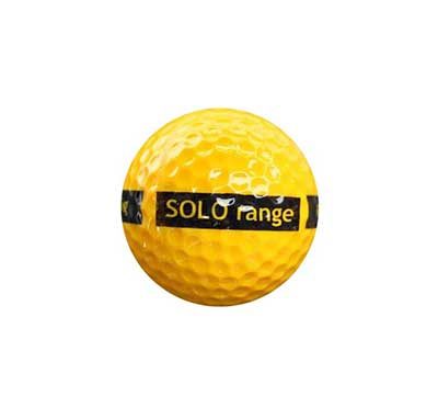 1-piece SOLO range ball Yellow 80 Compression