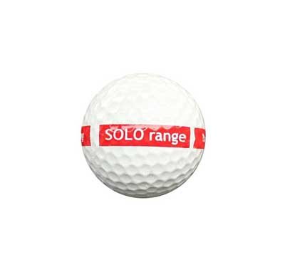 1-piece SOLO range ball white 80 Compression