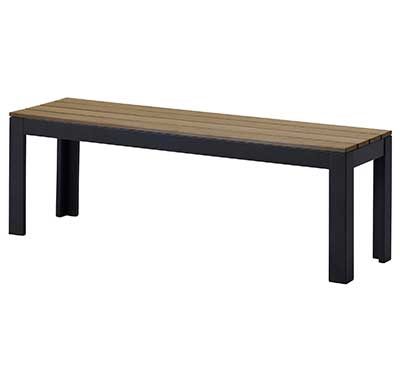 Brown and Black Bench Driving Range Furniture