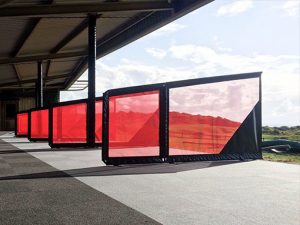 Netted Self Supporting Driving Range Bay Divider