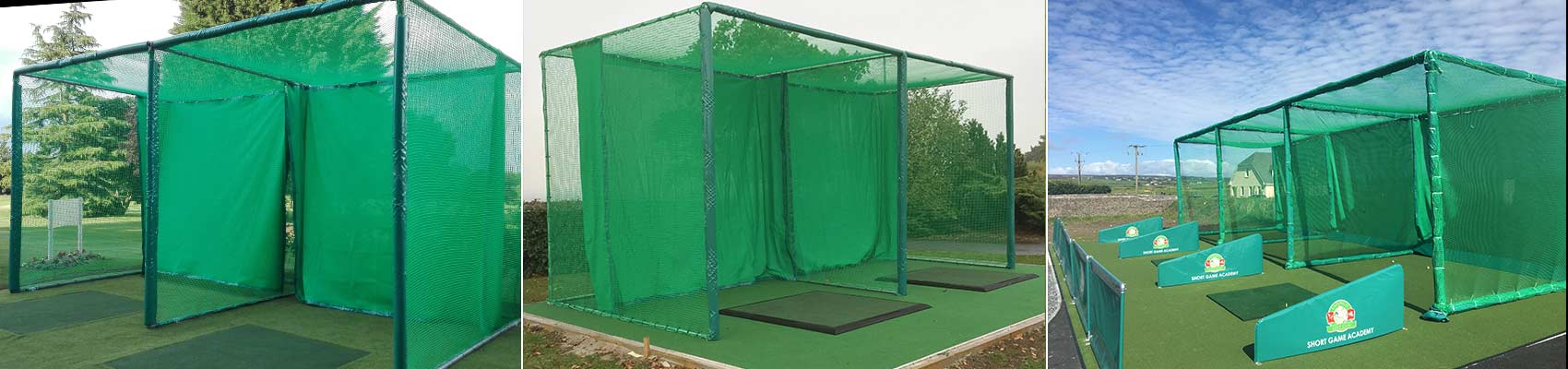 Outdoor Golf Hitting Net Enclosures