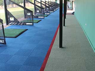 Spike Range Carpet Tiles Pacific Blue, Claret and Pale Olive