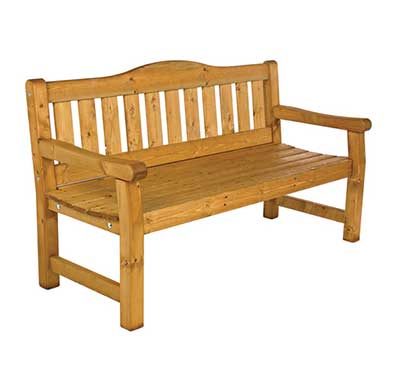 Timber Bench Driving Range Furniture
