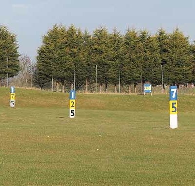 Driving Range Yardage Distance Markers - Horizontal, Ladder & Tower