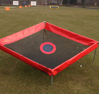 Red diamond golf chipping net