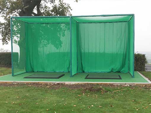 Double Bay Outdoor Golf Hitting Enclosure
