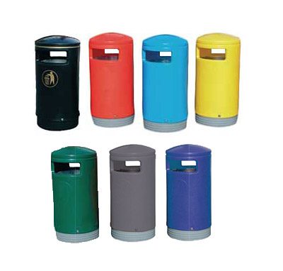 Hooded Top Bins for Driving Range