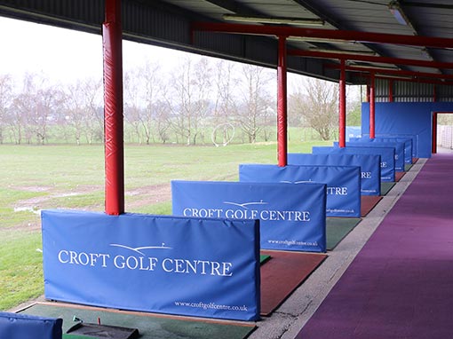 Croft Golf Centre Divider Covers on Driving Range