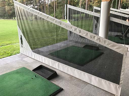 Foxhills Golf Club Driving Range Netted Bay Divider