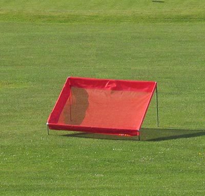 2m square chipping net red
